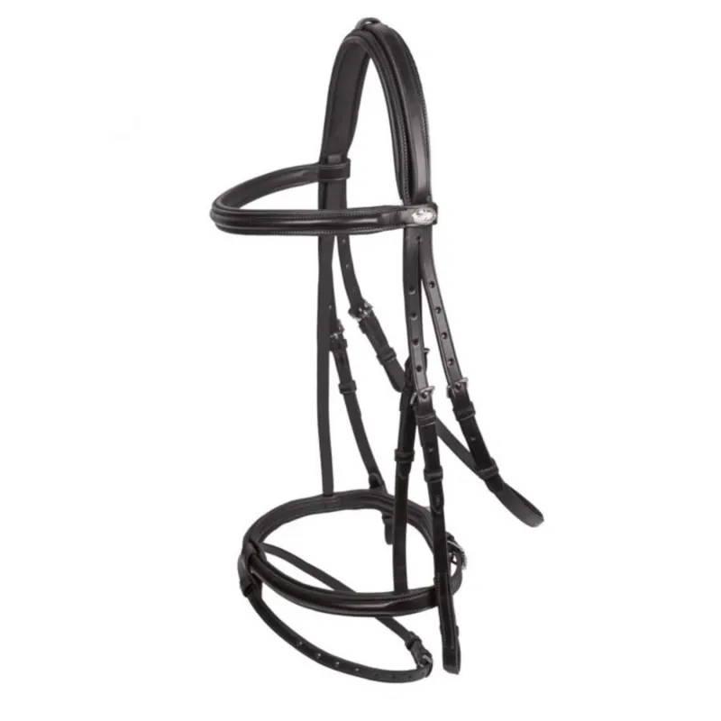 Schockemohle Mannheim Bridle - Black With Silver